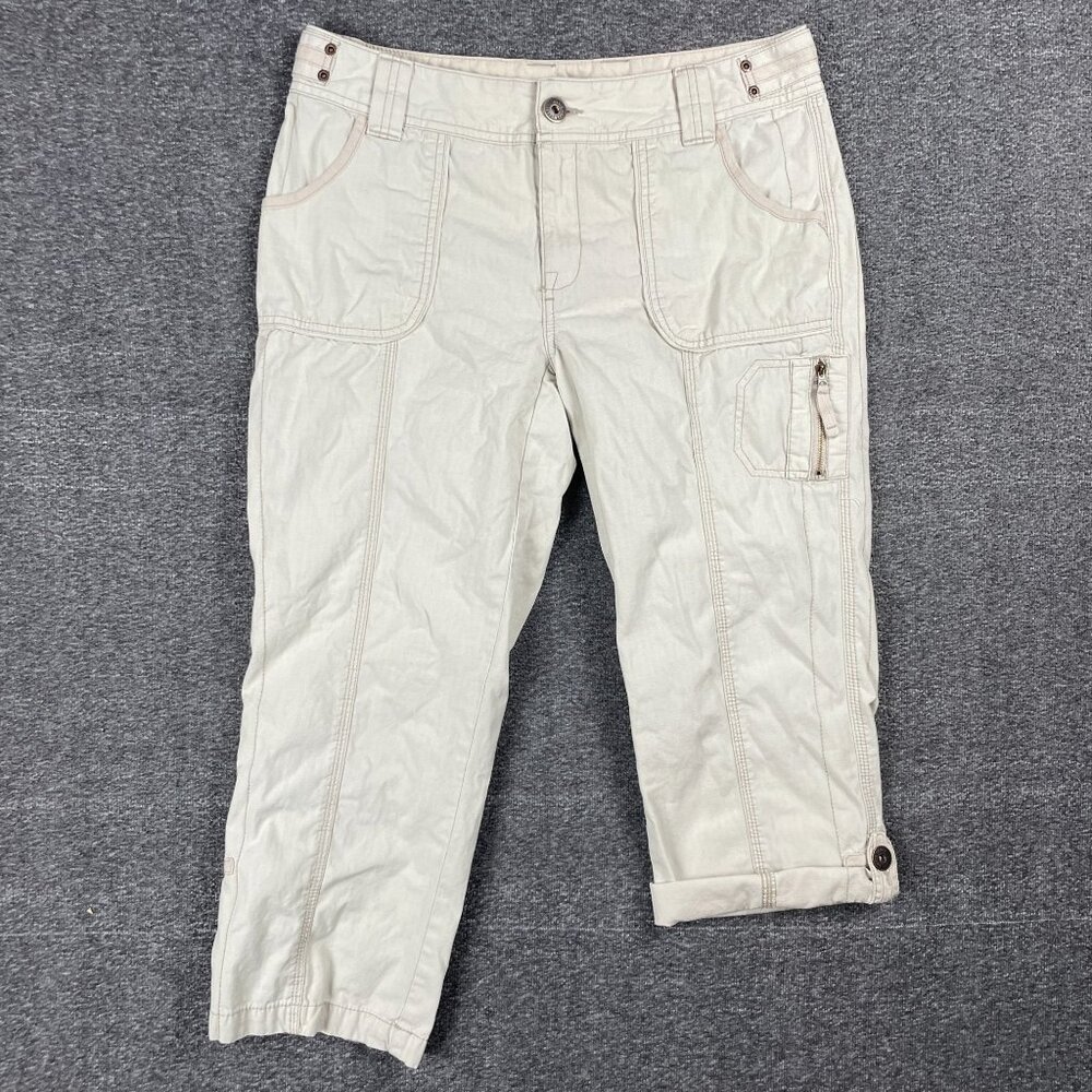 Eddie Bauer Capri Pants Womens Size 6 Convertible Capsule Everyday Casual Hiking